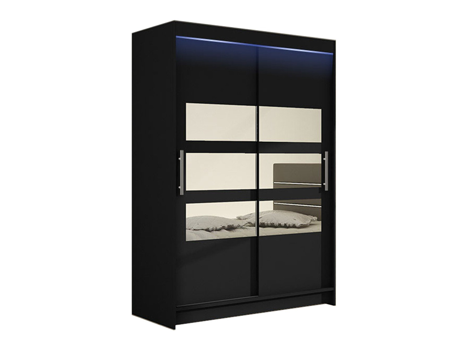 Garderobeskab Closico Pacron V (Sort)