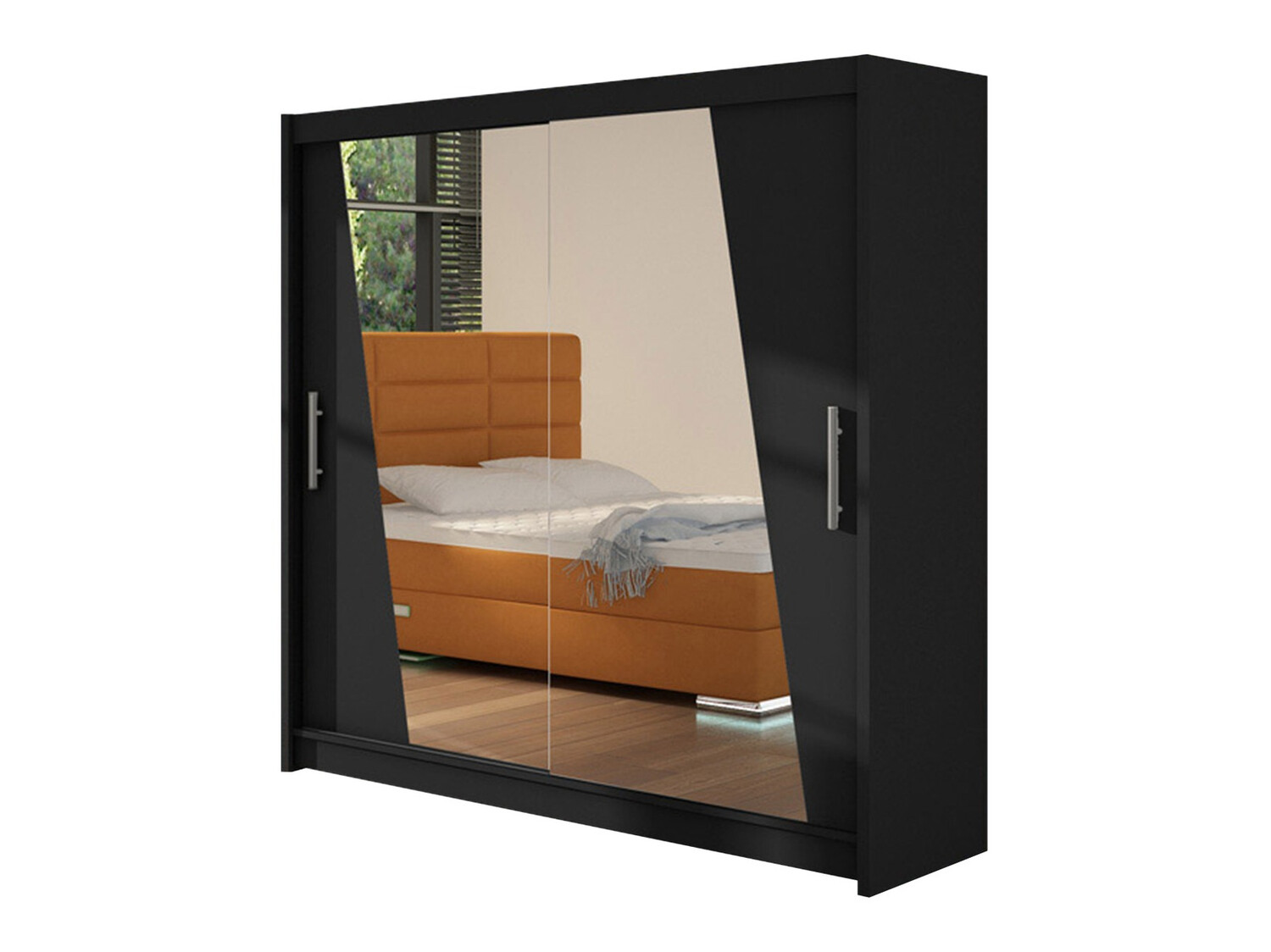 Garderobeskab Closico Pallor XIV (Sort)