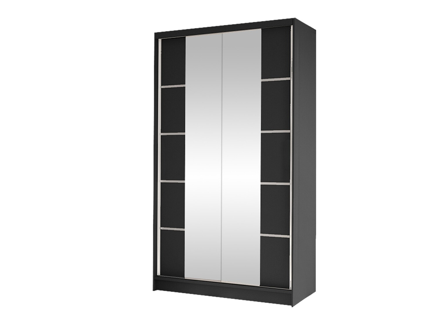 Garderobeskab Closico Fractor V (Sort)