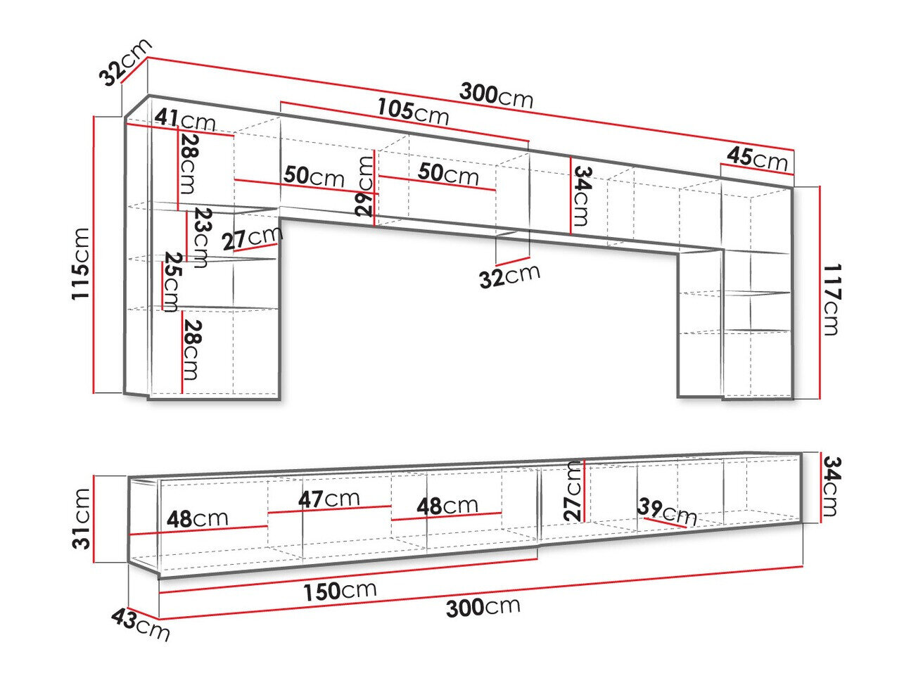 Stuemøbelsæt Tivdalu 105 (Gylden eg)