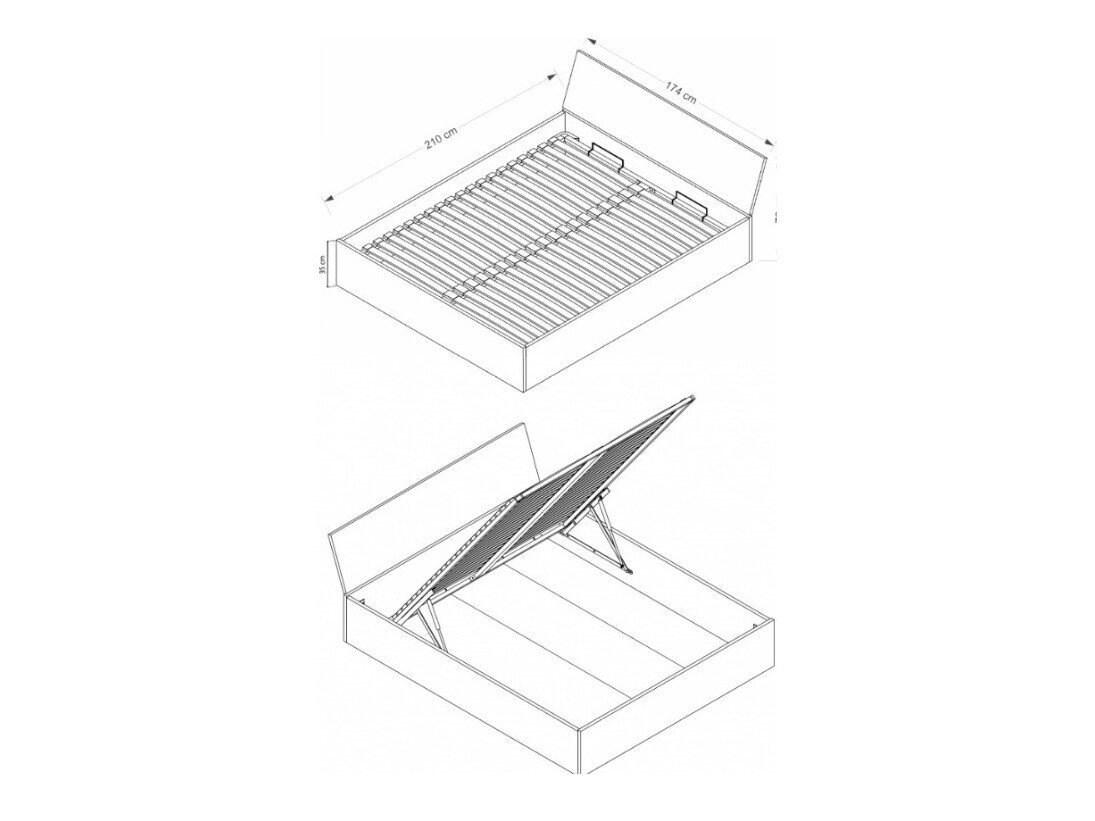 Seng Elicavo 103 (Hvid)