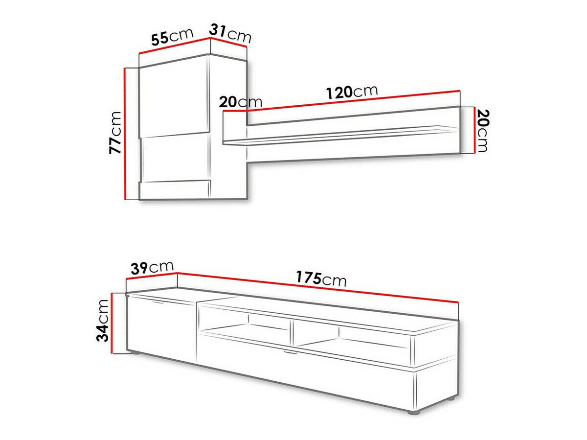 Stuemøbelsæt Toledo 114
