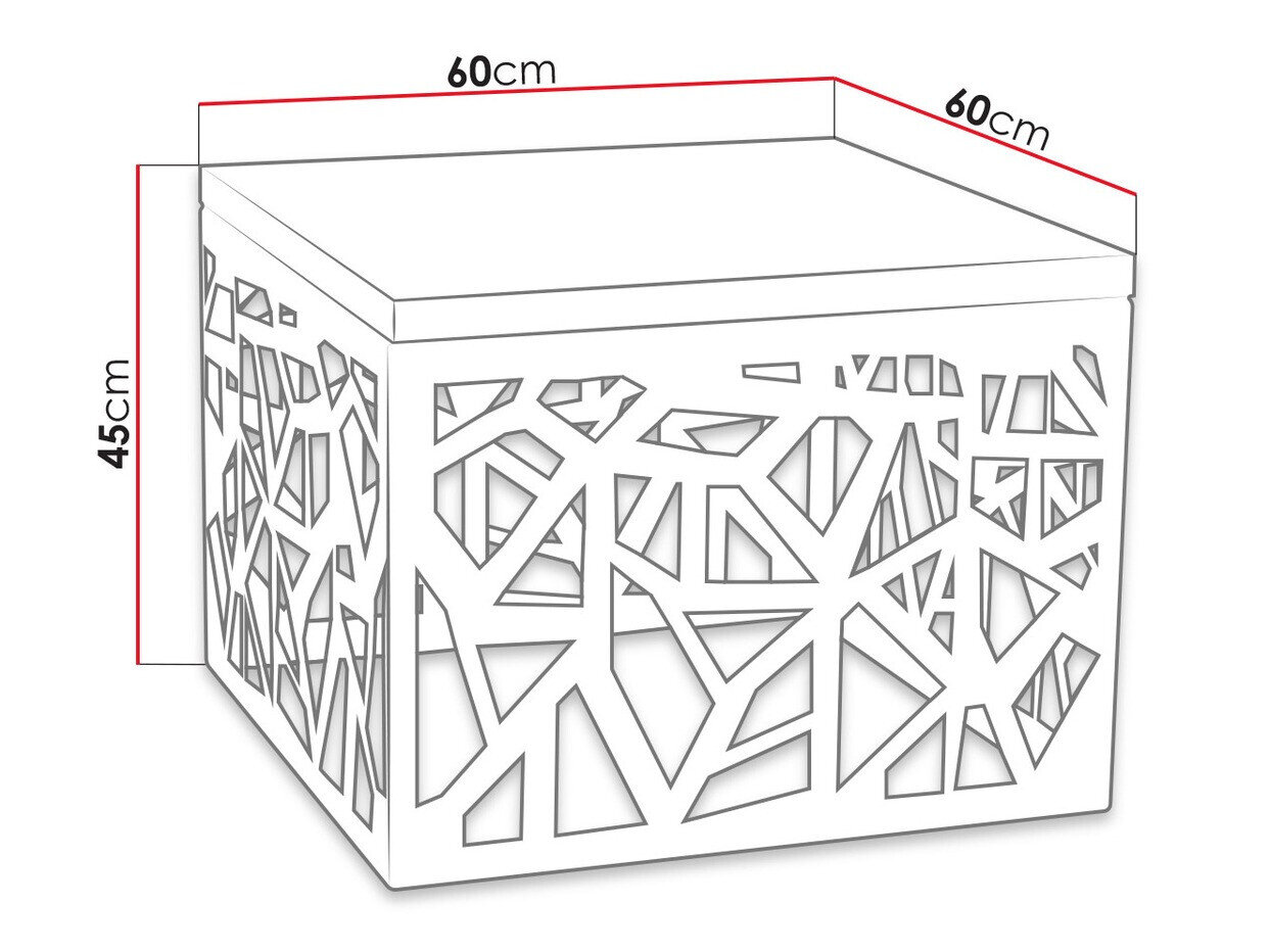 Sidebord Germantown 102 (Mat sort + Blank sort)