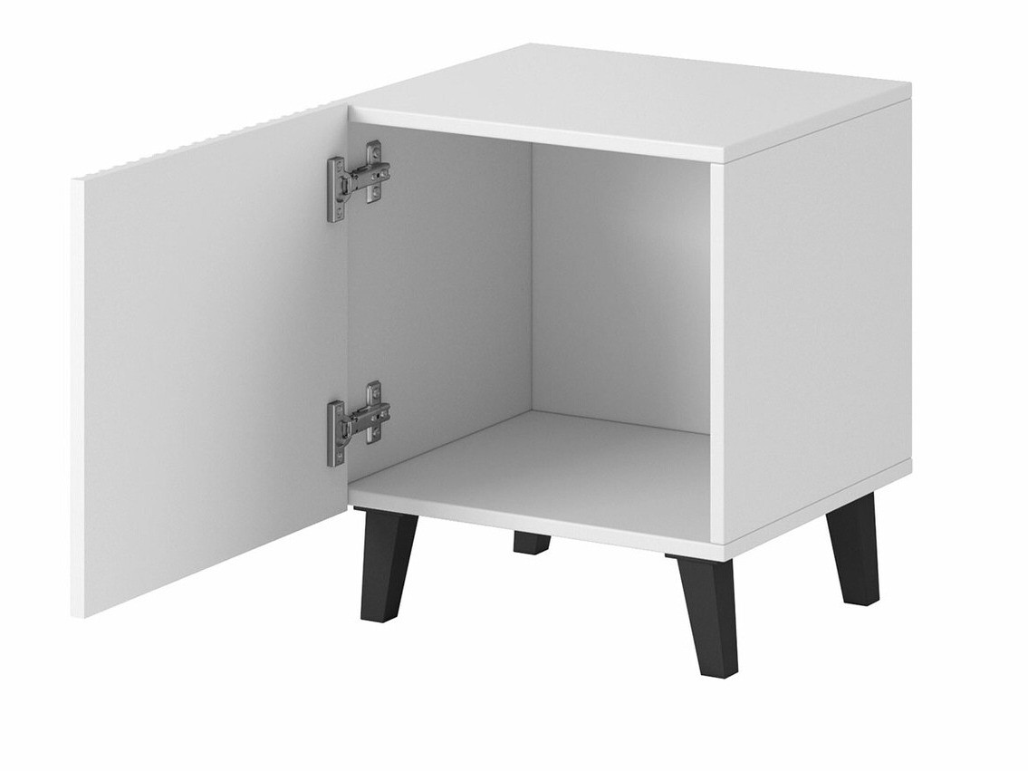 Sengebord Dicto (Hvid + Sort) (2stk.)