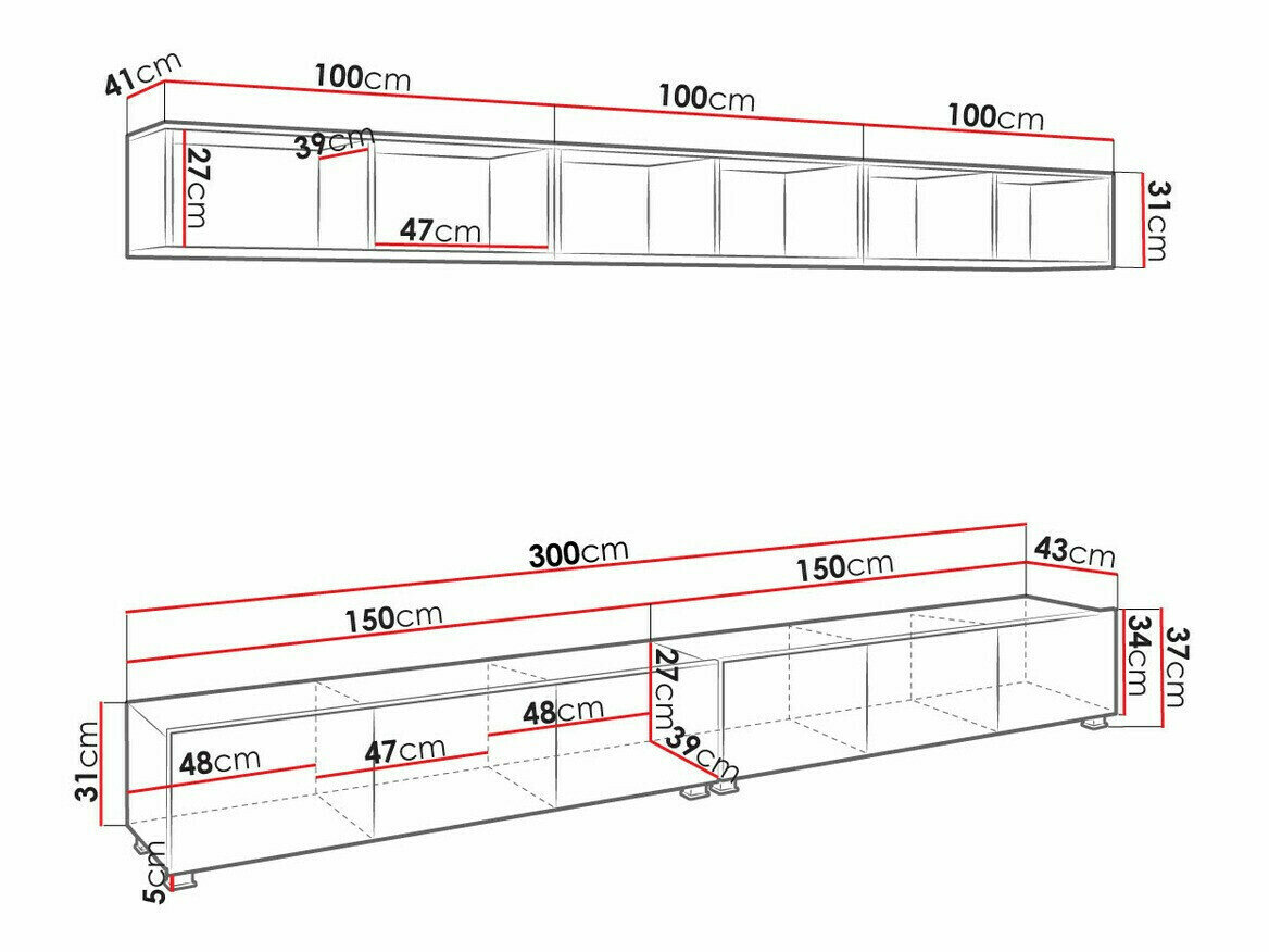 Stuemøbelsæt Tivdalu 153 (Sort + Blank sort + Artisan eg)