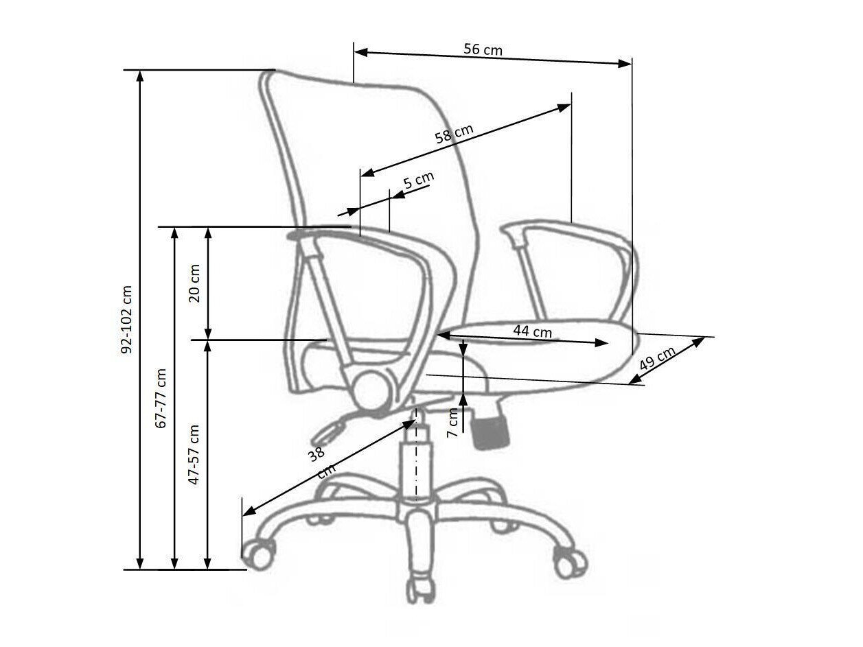 Kontorstol Houston 108 (Sort)