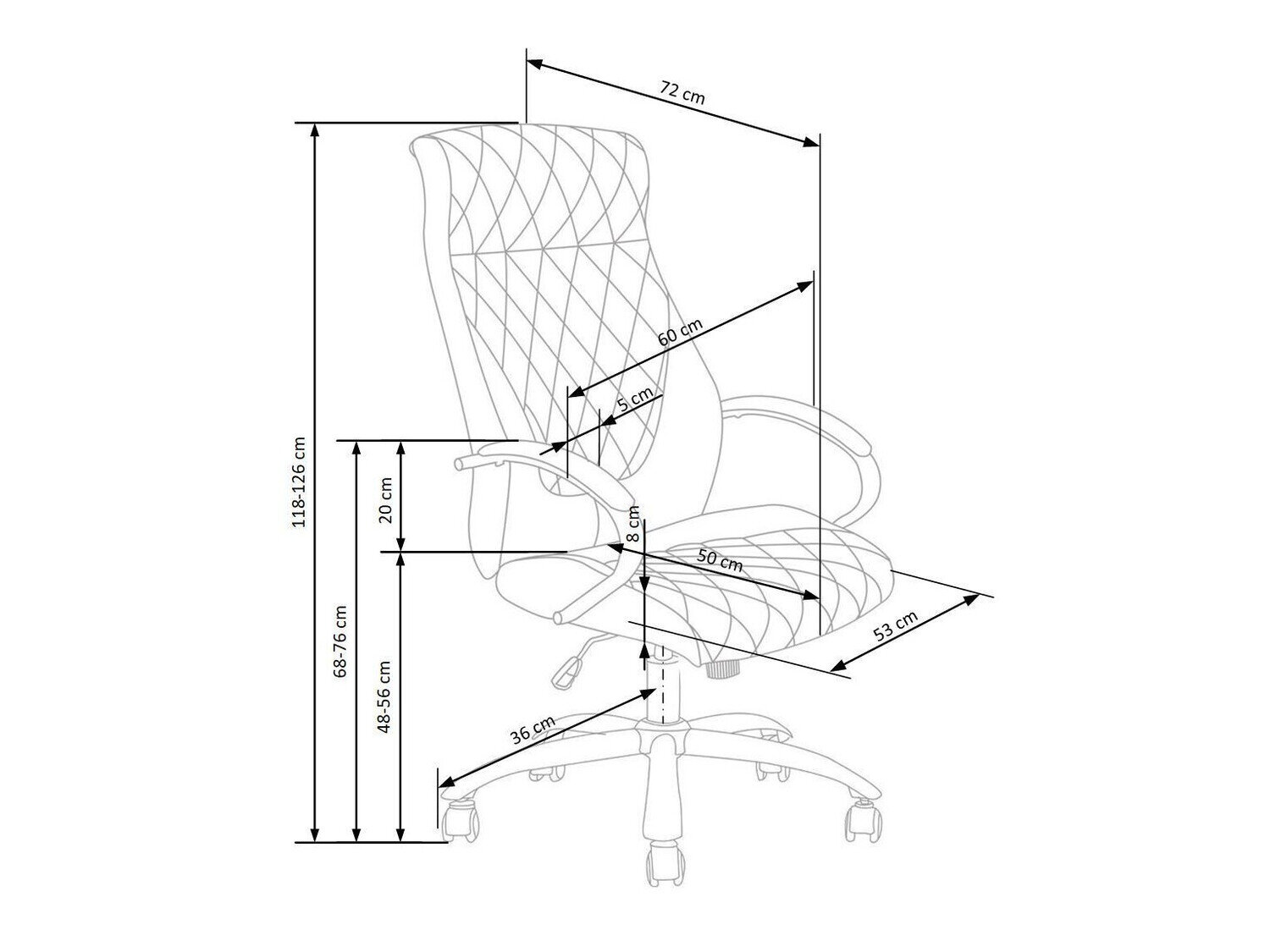 Kontorstol Houston 392
