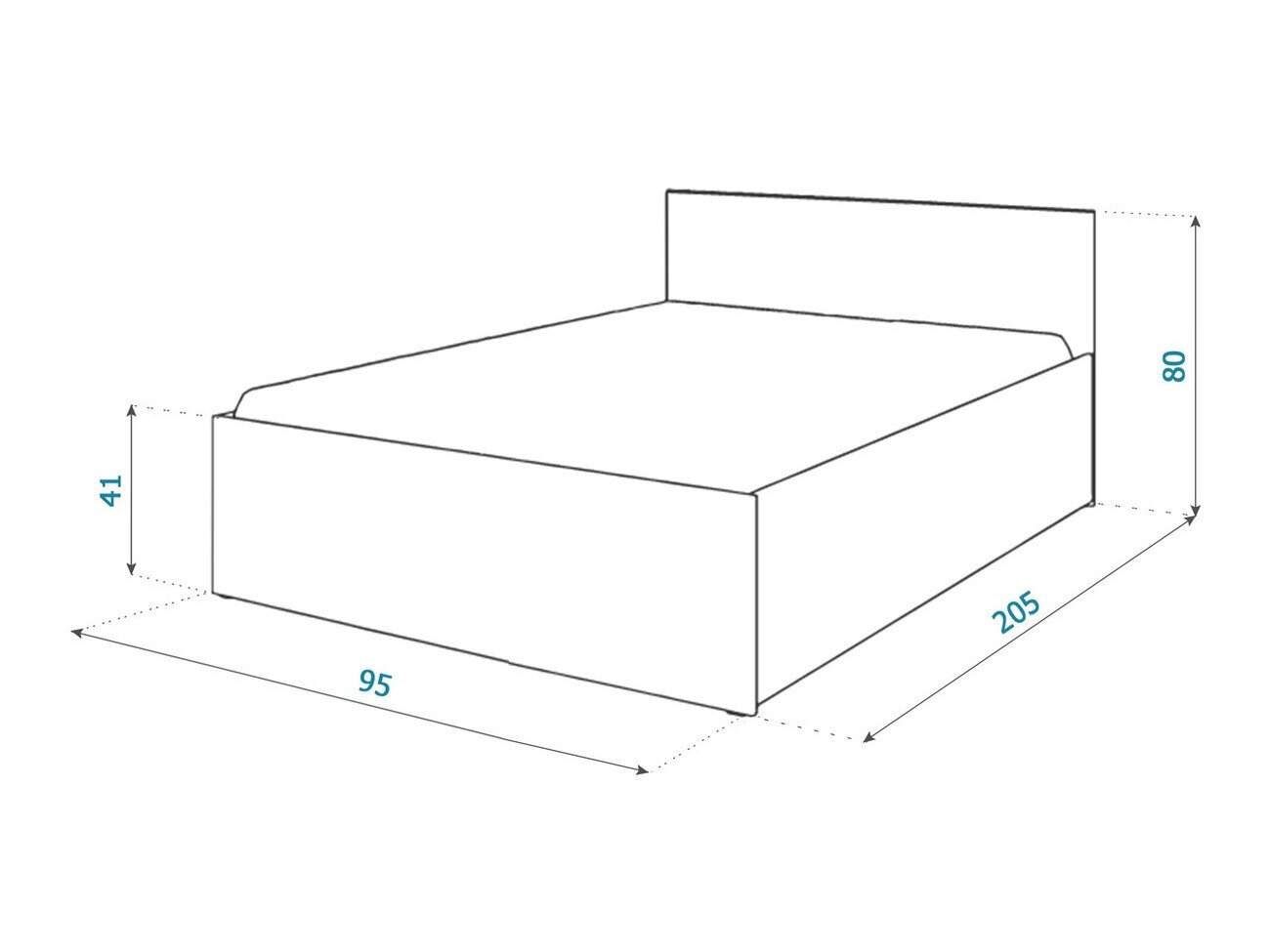 Seng Aurora 157 (Hvid)
