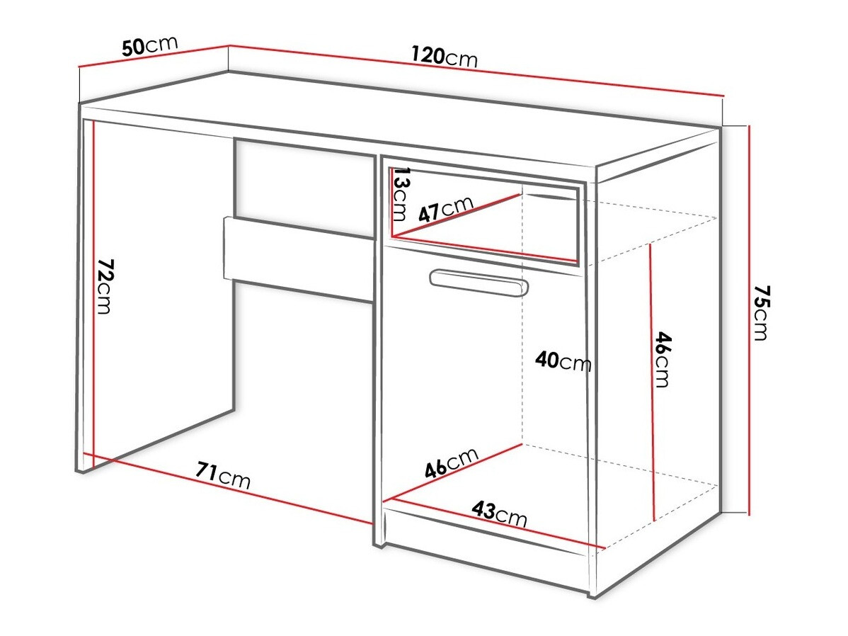 Skrivebord Veravie 128