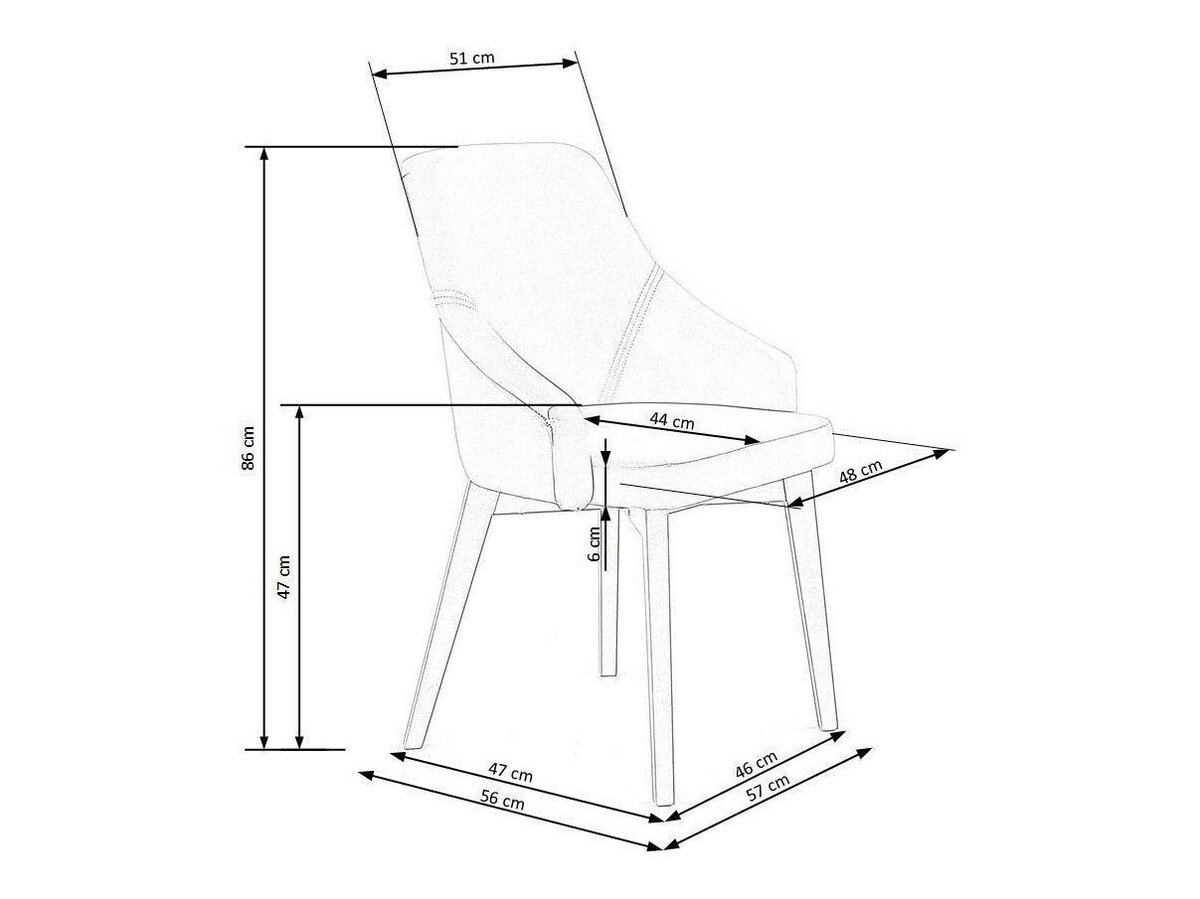 Stol Houston 709 (Mørkeblå)