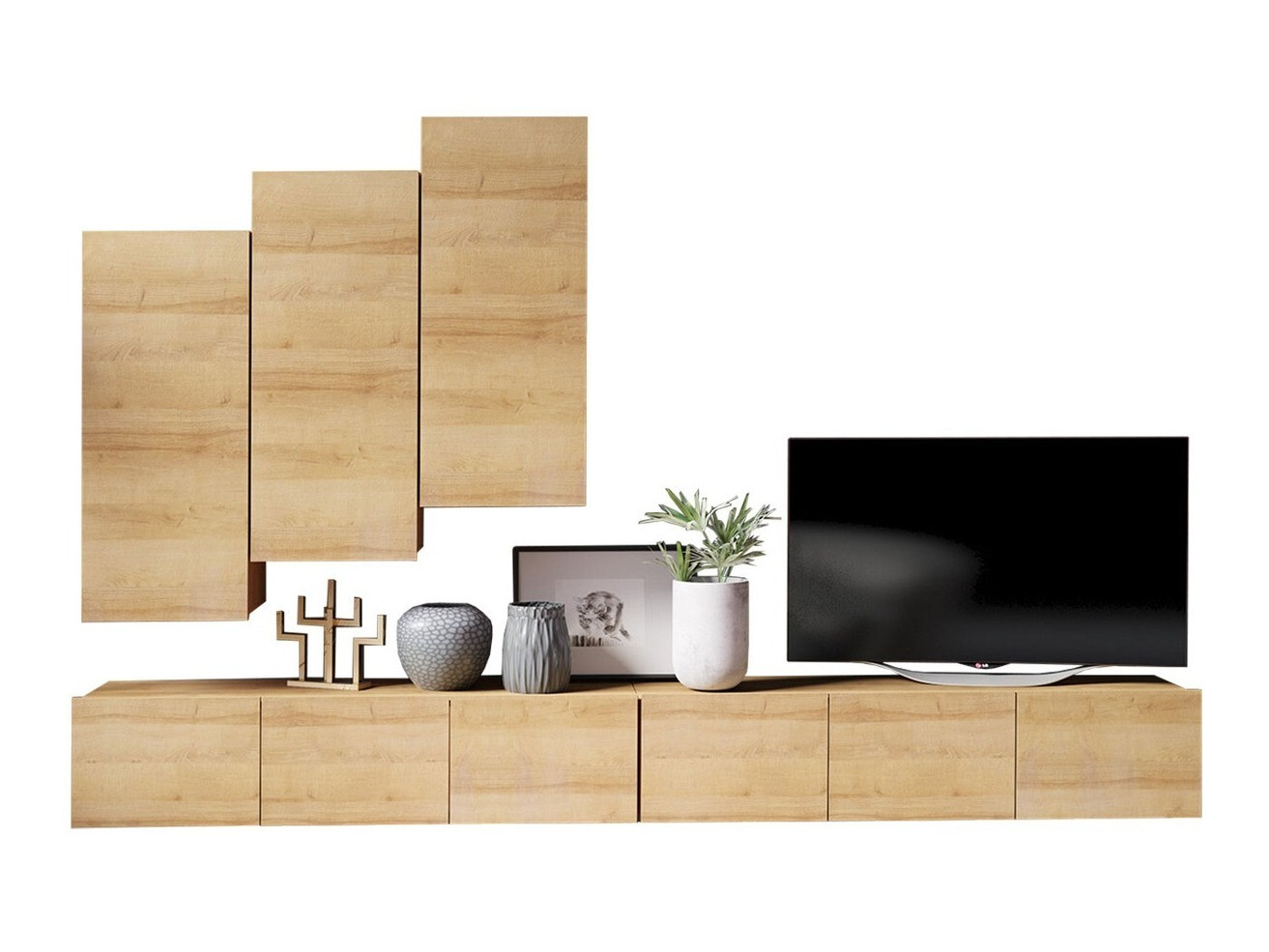 Stuemøbelsæt Remus XX (Gylden eg)
