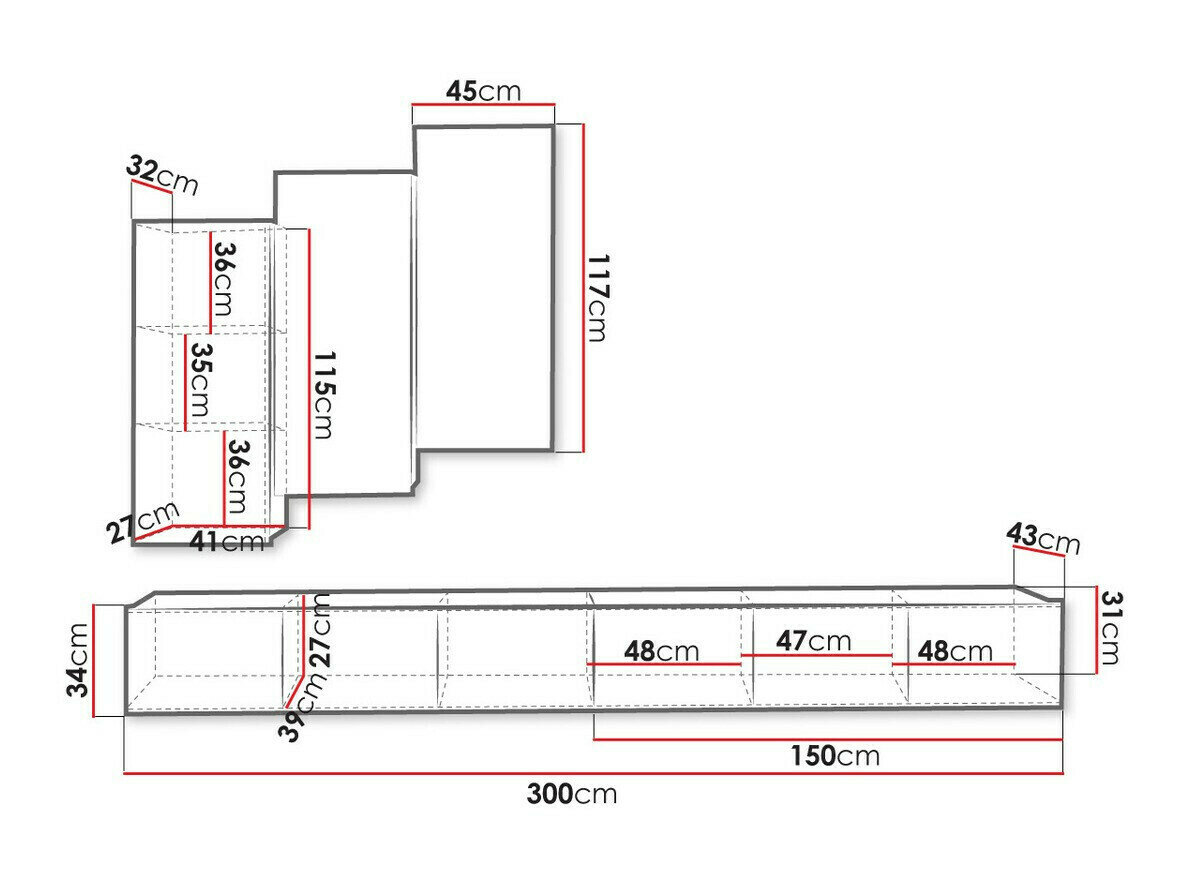 Stuemøbelsæt Tivdalu 131 (Gylden eg)
