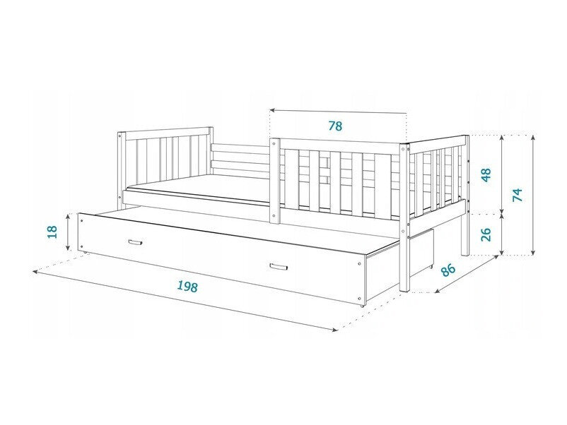 Seng Aurora 149 (Hvid)