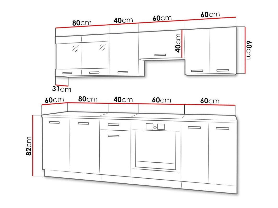 Køkkensæt Tucson 162