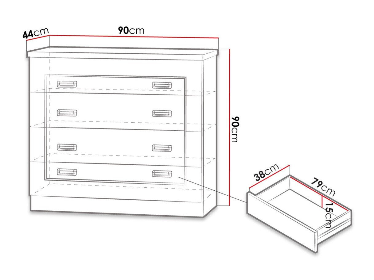 Kommode Lircava 100 (Lefkas eg)