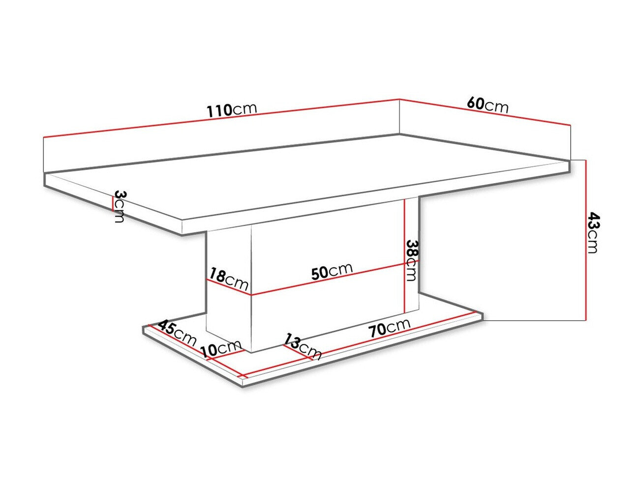 Sofabord Tucson 148 (Artisan eg)