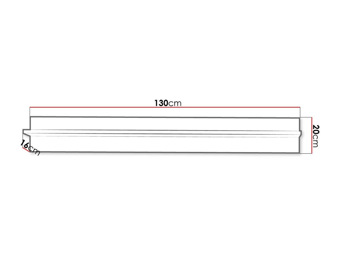 Vægreol Melfeli 122 (Sonoma eg)