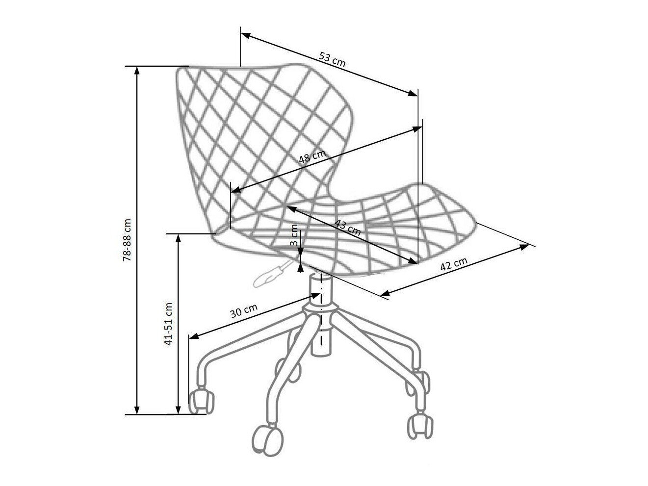 Børnestol Houston 324 (Grå)