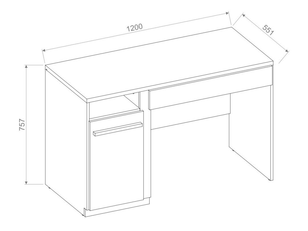 Skrivebord Felfera 105