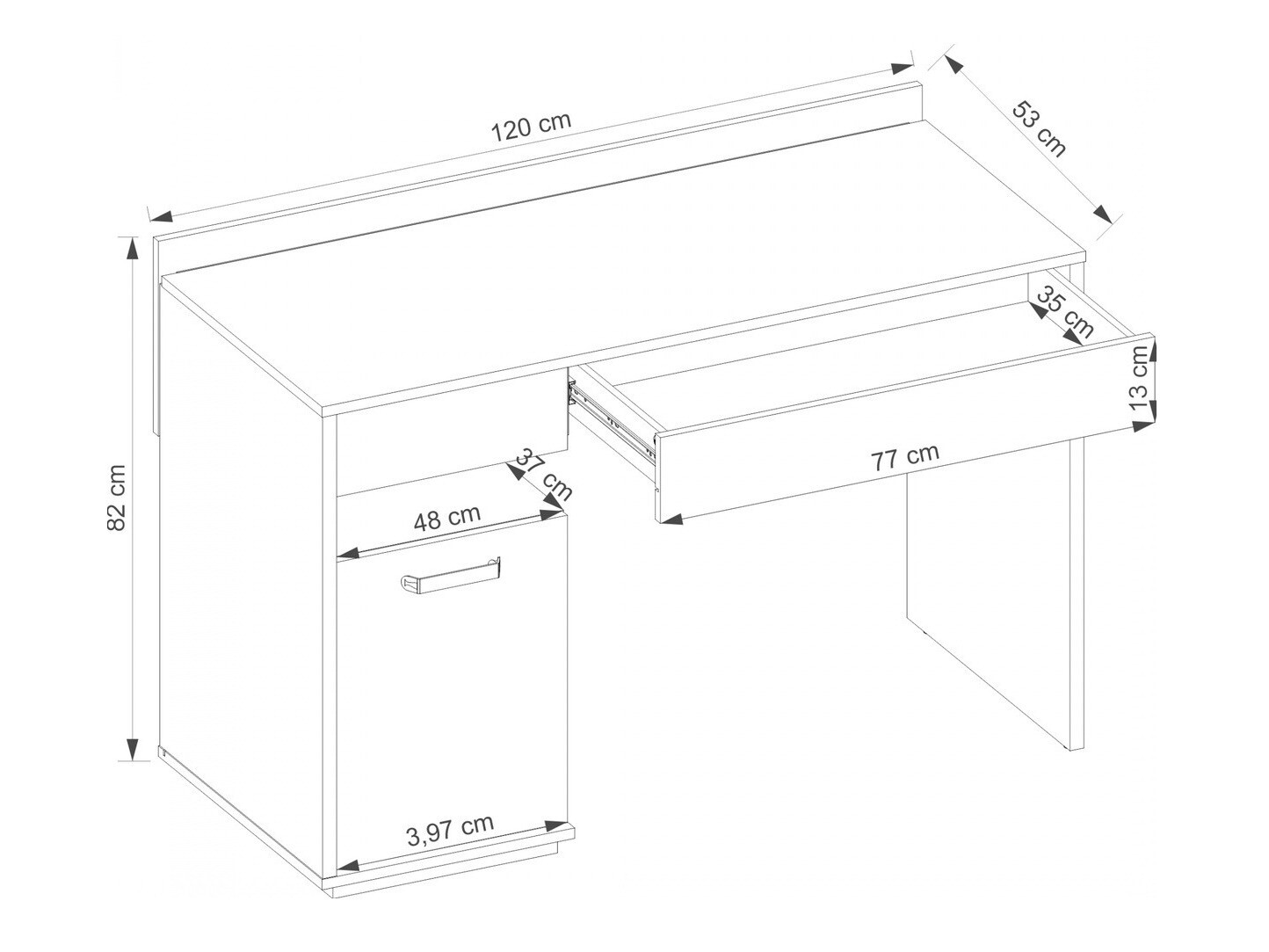 Skrivebord Orlveno 111