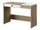 Skrivebord Mirelbu 109 (Artisan eg + Glansfuld hvid + Sort)