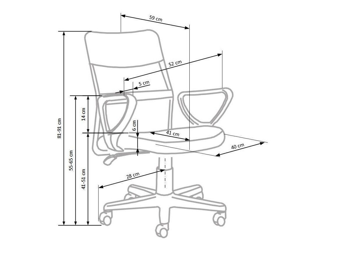 Børnestol Houston 397 (Turkis)