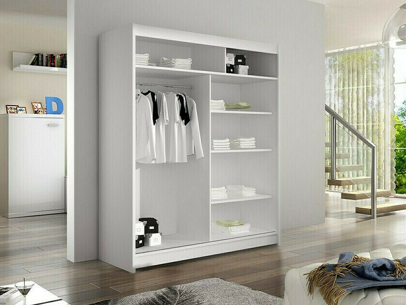 Garderobeskab Closico Vastor I (Hvid + Artisan eg)
