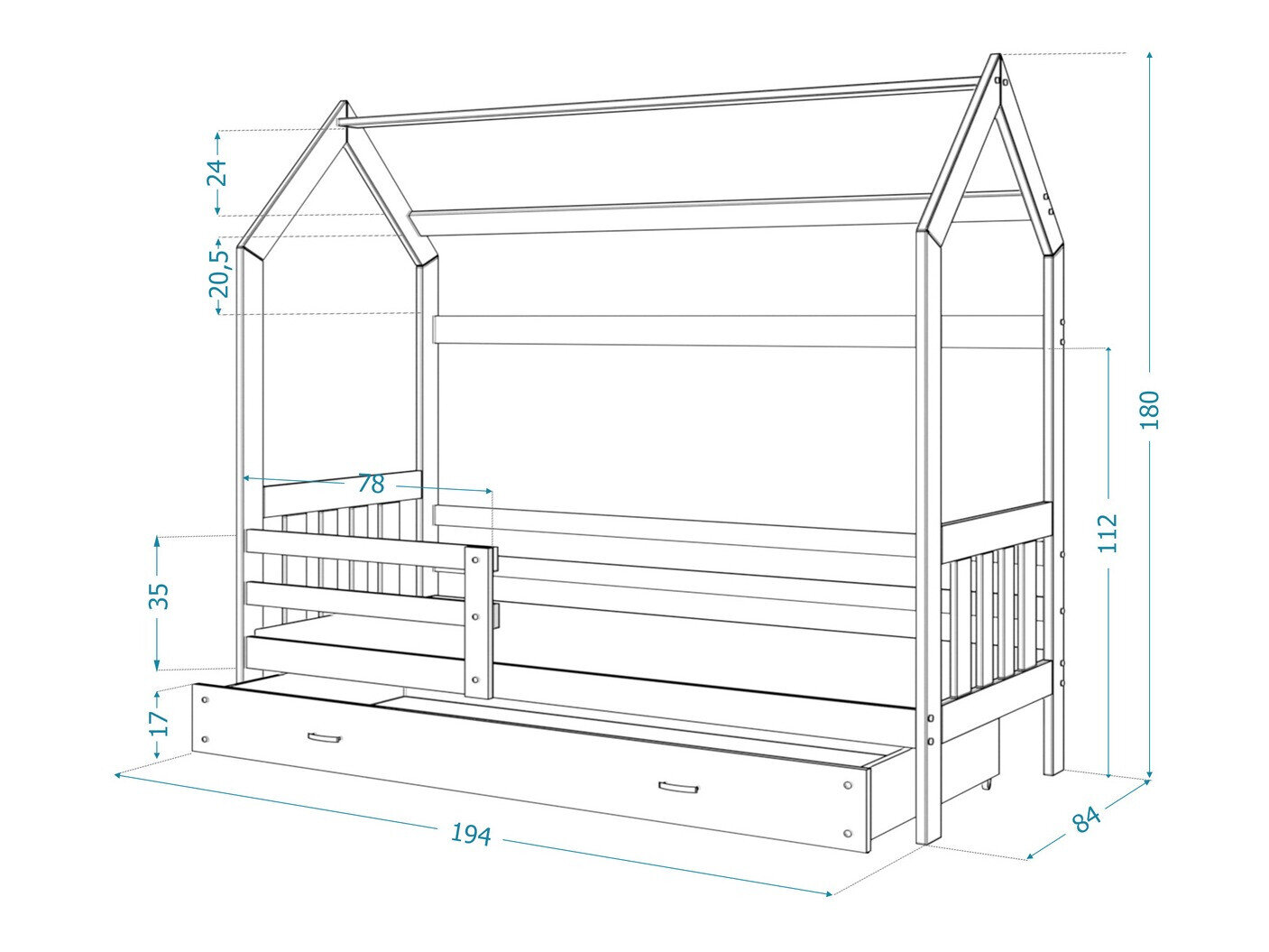 Seng Aurora 123 (Fyrretræ)