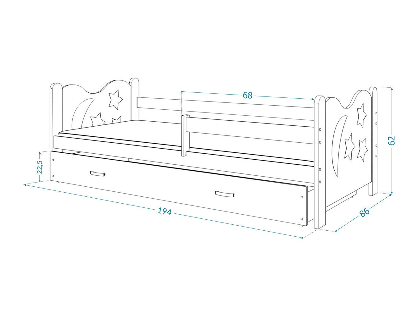 Seng Aurora 124 (Fyrretræ)