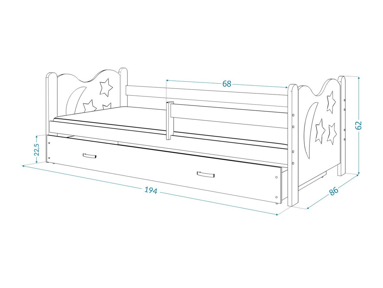 Seng Aurora 124 (Fyrretræ)