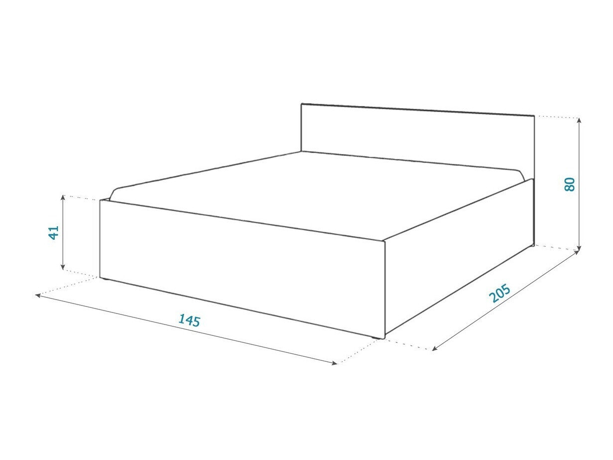 Seng Aurora 145 (Hvid)