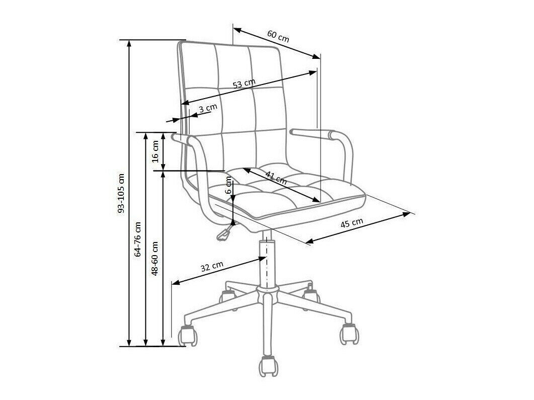 Børnestol Houston 565 (Hvid)