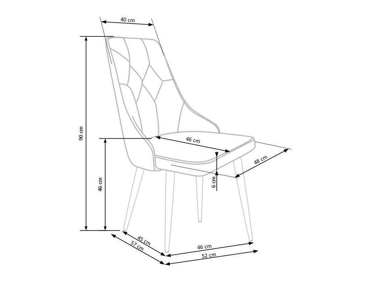 Stol Houston 873 (Grå)