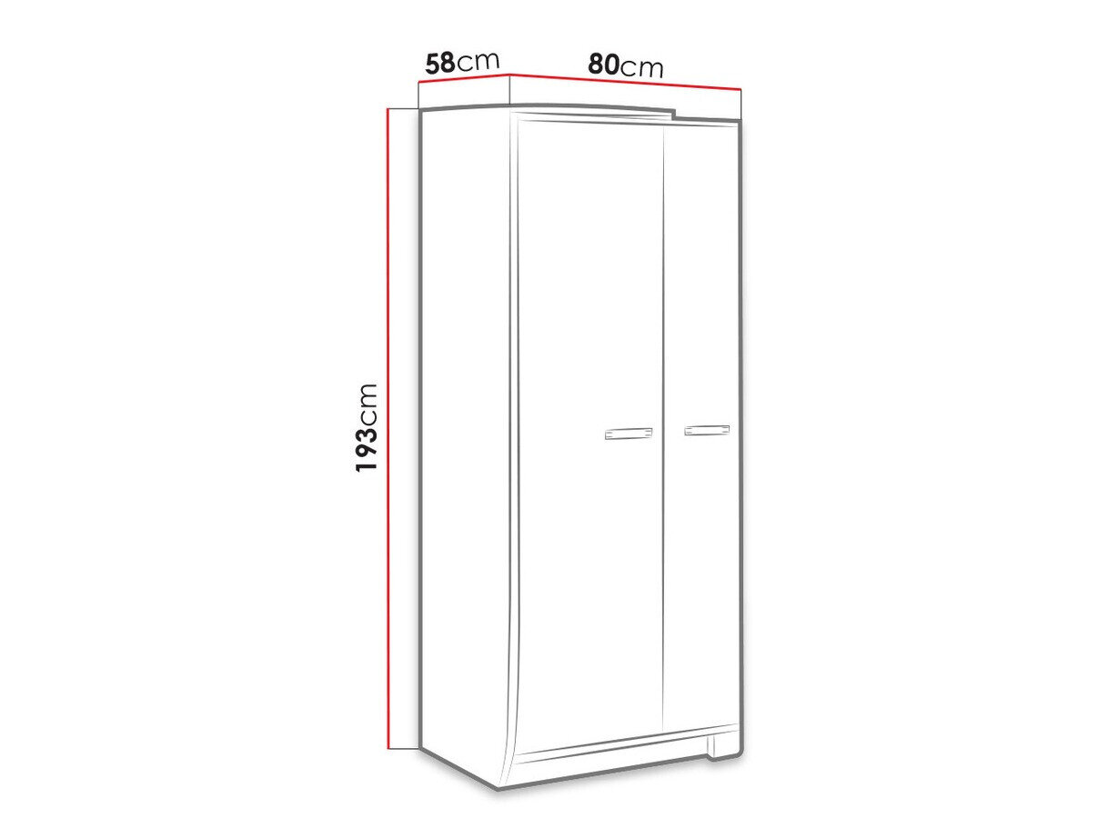 Garderobeskab Tivlue 100