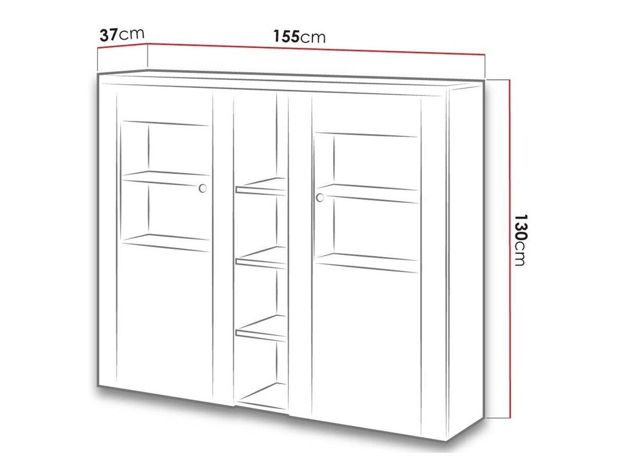 Skænk Salelbo 105 (Riviera egetræ)
