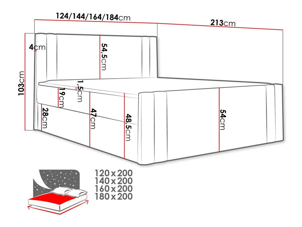 Kontinentalseng Baltimore 156 (Amor Velvet 4304)