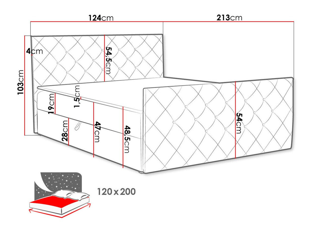 Kontinentalseng Baltimore 158 (Amor Velvet 4303)