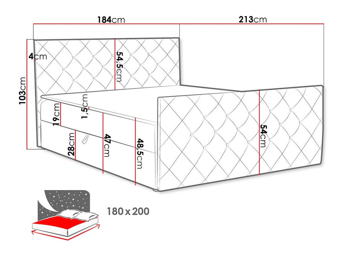 Kontinentalseng Baltimore 158 (Amor Velvet 4318)