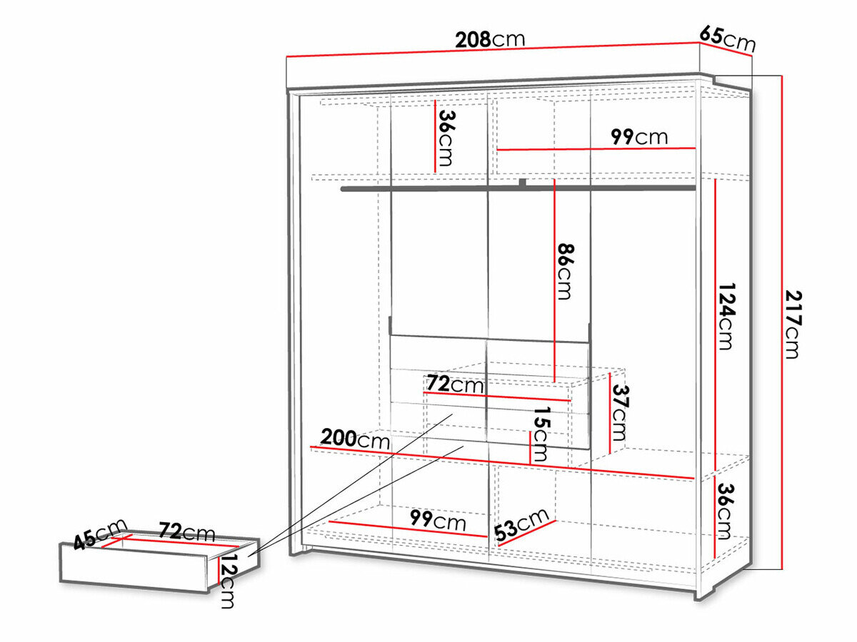 Garderobeskab Honolulu 151