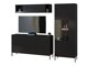 Stuemøbelsæt Lomsore 110 (Sort)