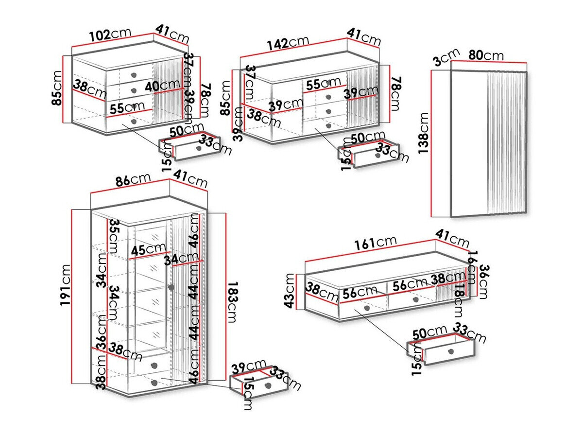 Stuemøbelsæt Venmava 110