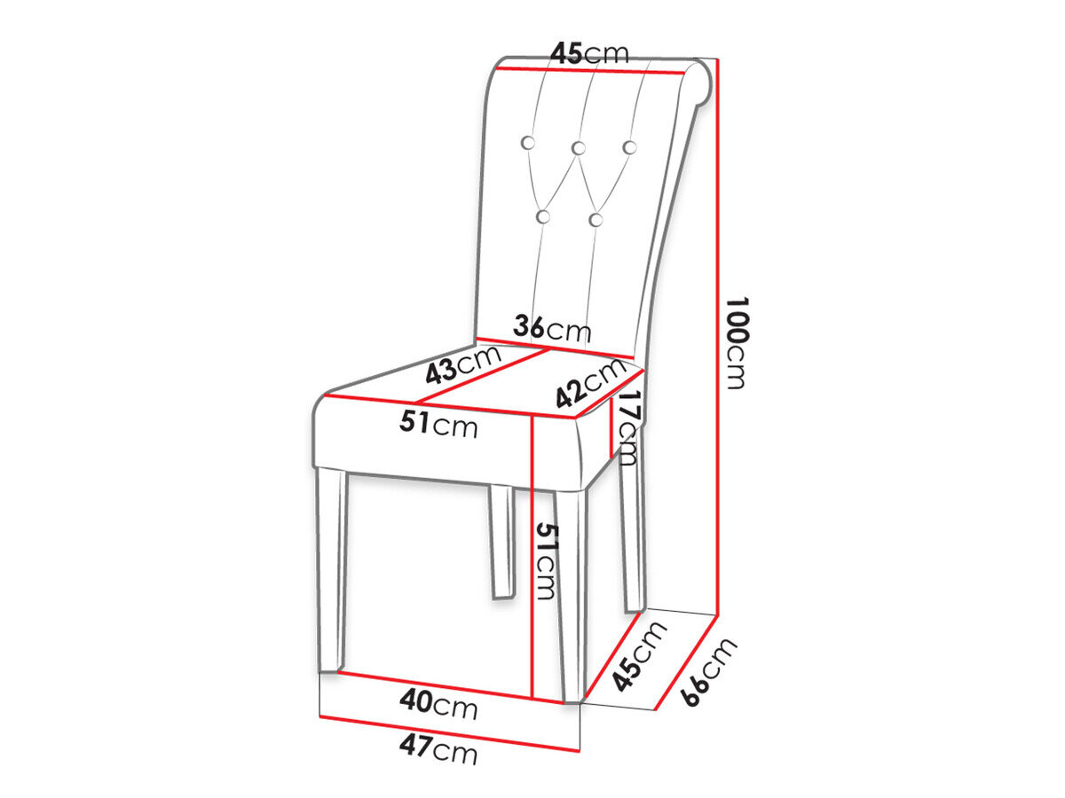 Stol Racine 106 (Hvid + Magic Velvet 2216)