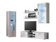 Stuemøbelsæt Tornola 114 (Hvid + Glansfuld hvid)