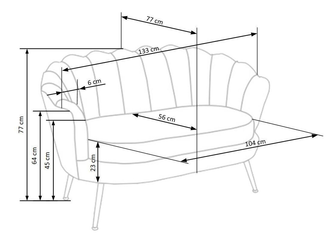 Sofa Houston 827 (Mørkegrøn)
