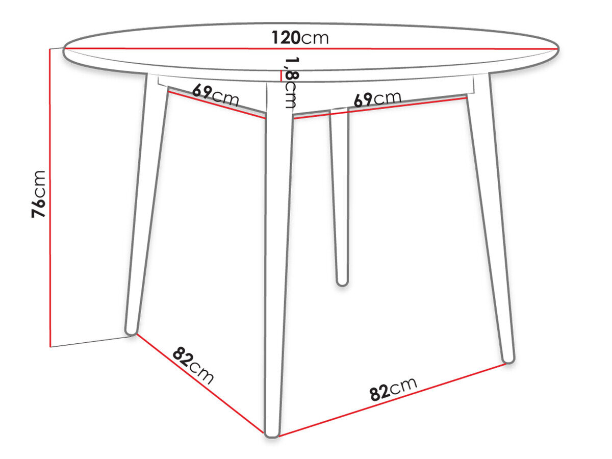 Bord Racine 118 (Sort)