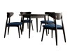 Spisestuesæt Racine 134 (Sort)