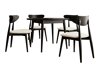 Spisestuesæt Racine 134 (Sort)