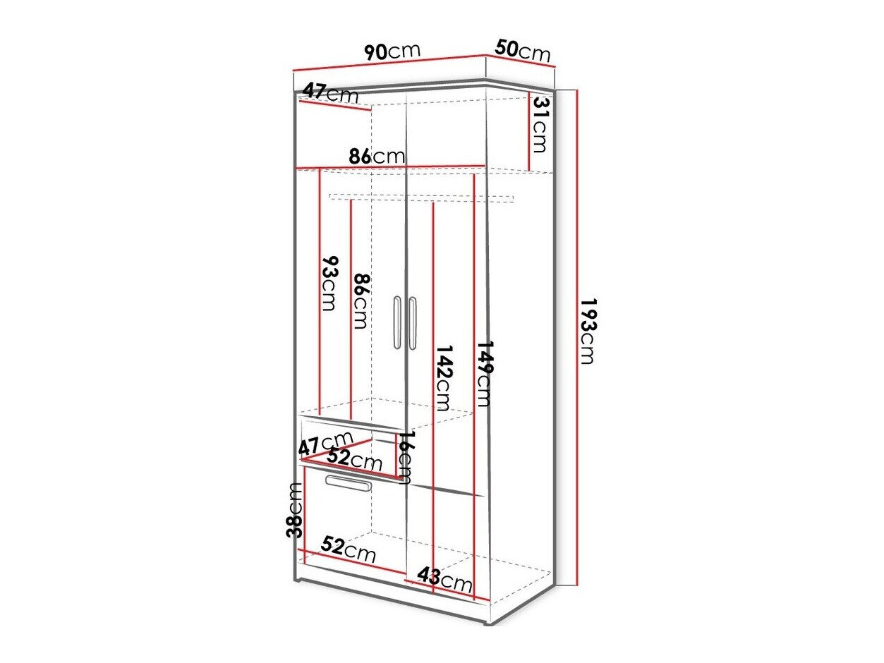 Garderobeskab Veravie 134