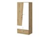 Garderobeskab Almira 100 (Artisan eg + Hvid)