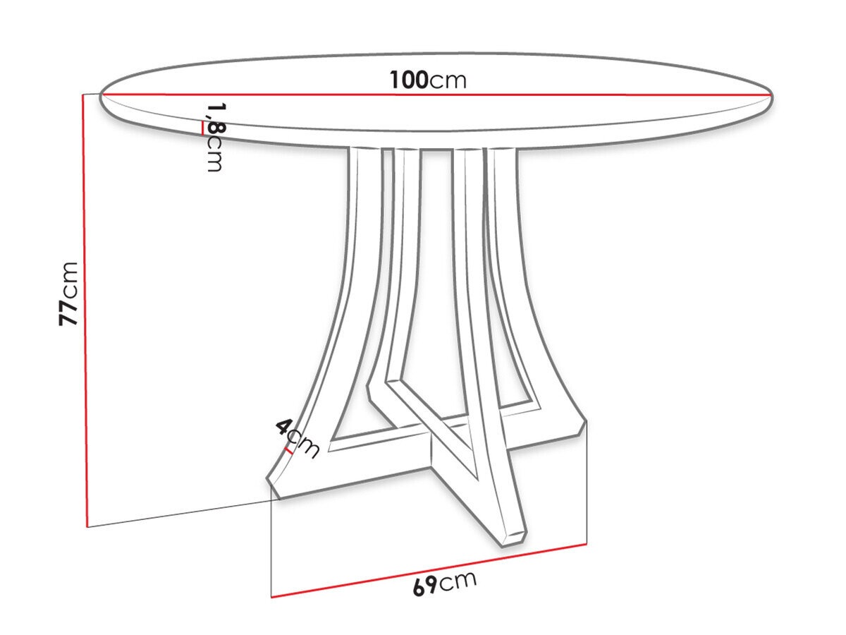 Spisestuesæt Racine 126 (Blank sort + Glansfuld hvid)